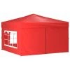 Tente De Réception Pliable Avec Parois Rouge 3x3 M VidaXL - Rouge 2 Tente De Réception Pliable Avec Parois Rouge 3x3 M VidaXL - Rouge -Tente de réception Soldes 67892333 1