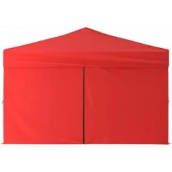 Tente De Réception Pliable Avec Parois Rouge 3x3 M VidaXL - Rouge 10 Tente De Réception Pliable Avec Parois Rouge 3x3 M VidaXL - Rouge -Tente de réception Soldes 67892333 4