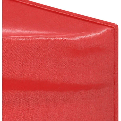 Tente De Réception Pliable Avec Parois Rouge 3x3 M VidaXL - Rouge 7 Tente De Réception Pliable Avec Parois Rouge 3x3 M VidaXL - Rouge - Image 5