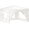 Tente De Réception Pliable Avec Parois Blanc 3x3 M VidaXL - Blanc -Tente de réception Soldes 67892651 1