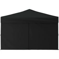 Tente De Réception Pliable Avec Parois Noir 3x3 M VidaXL - Noir 10 Tente De Réception Pliable Avec Parois Noir 3x3 M VidaXL - Noir -Tente de réception Soldes 67893691 4