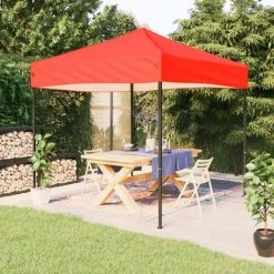 Tente De Réception Pliable Rouge 3x3 M VidaXL - Rouge -Tente de réception Soldes 67893694 2
