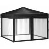 Tente De Réception Pliable Avec Parois Noir 3x3 M VidaXL - Noir 1 Tente De Réception Pliable Avec Parois Noir 3x3 M VidaXL - Noir -Tente de réception Soldes 67893698 1