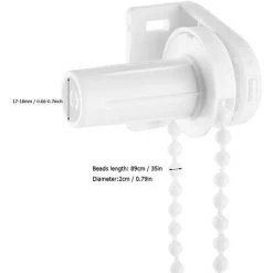 LTS FAFA Ensemble Embrayage Chaîne De Store Enrouleur Perle Ajustable Pour Store Rideau Voilage Tube 17mm Kit D'accessoires Support De Roue D'embrayage Poulie Latérale Kit De Réparation De Haute Qualité -Tente de réception Soldes 67894193 3