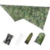 YIENJAOY AGILITY Camping Bâche Anti-Pluie Rain Tarp Imperméable Tarp Rain Fly Toile De Tente Avec Sac De Rangement Pour Extérieur Camping Randonnée, Camouflage 230*210cm -Tente de réception Soldes 67903066 1