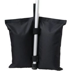 YIENJAOY AGILITY Sacs De Poids De Qualité Industrielle- Sacs De Sable - Pour Tente De Canopée, Parapluie De Terrasse, Mobilier D'extérieur (Sacs Seulement, Sable Exclus) 4pcs Noir -Tente de réception Soldes 67903324 5