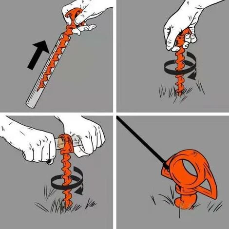 YIENJAOY AGILITY 4 Pcs Piquets De Tente En Plastique Orange Sardine Tente Tent Peg Avec 4 Pcs Tuyau En Plastique Piquet Toile De Tente Longueur 29cm Anti-Corrosion Pour Pelouse Auvents Plage Bâches Camping 6 YIENJAOY AGILITY 4 Pcs Piquets De Tente En Plastique Orange Sardine Tente Tent Peg Avec 4 Pcs Tuyau En Plastique Piquet Toile De Tente Longueur 29cm Anti-Corrosion Pour Pelouse Auvents Plage Bâches Camping - Image 4