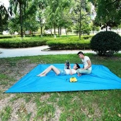 YIENJAOY AGILITY Camping Bâche Anti-Pluie Rain Tarp Imperméable Tarp Rain Fly Toile De Tente Avec Sac De Rangement Pour Extérieur Camping Randonnée,Noir 230*140cm -Tente de réception Soldes 67903818 4