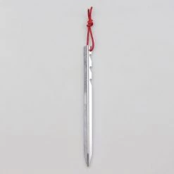 YIENJAOY AGILITY Piquets De Tente 10 Pièces Sardines Camping Piquets De Fixation Léger Avec Sac De Rangement Pour Randonnée Voyage En Plein Air Activités Extérieur Y Design - 18cm - Argent