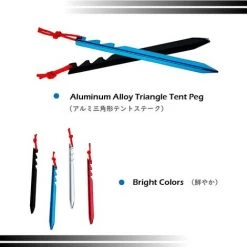 YIENJAOY AGILITY Piquets De Tente 10 Pièces Sardines Camping Piquets De Fixation Léger Avec Sac De Rangement Pour Randonnée Voyage En Plein Air Activités Extérieur Y Design - 18cm - Argent -Tente de réception Soldes 67903910 4