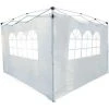 Outsunny Parois Latérales De Rechange Barnum Tonnelle 3 X 3 Ou 3 X 6 M 2 Pièces 2 Grandes Fenêtres Blanc - Blanc -Tente de réception Soldes 6812073 1