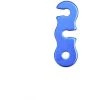 OYLDA 10 Pièces De Réglage De Tente En Alliage D'aluminium Pour Le Camping En Plein Air (bleu) 4,3 X 1,2 Cm -Tente de réception Soldes 68137838 1