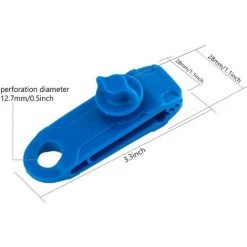 OYLDA Tente Extérieure Shark Clip Lock Awning Clip Car Dust Cover Clip - Bleu - 12 Pièces -Tente de réception Soldes 68138532 2