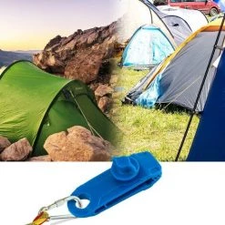 OYLDA Tente Extérieure Shark Clip Lock Awning Clip Car Dust Cover Clip - Bleu - 12 Pièces -Tente de réception Soldes 68138532 5