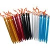 OYLDA Lot De 20 Piquets De Tente En Alliage D'aluminium Avec Cordon De Serrage Pour Camping En Plein Air (mélange De 5 Couleurs) -Tente de réception Soldes 68139469 1