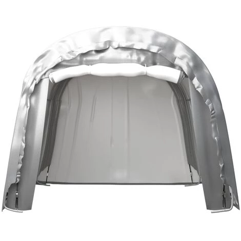 TRUE DEAL Tente De Rangement 300x300 Cm Acier Gris 5 TRUE DEAL Tente De Rangement 300x300 Cm Acier Gris - Image 3