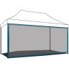FRANKYSTAR Moustiquaire 3X4,5 Pour Gazebo De Jardin. Moustiquaire Avec Velcro Bleu -Tente de réception Soldes 68259564 1