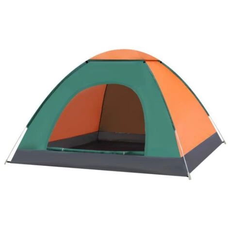 RISCKO Tienda De Campaña Con Una Salida 2-3 Personas Tc-02 Verde / Naranja - Verde / Naranja 3 RISCKO Tienda De Campaña Con Una Salida 2-3 Personas Tc-02 Verde / Naranja - Verde / Naranja