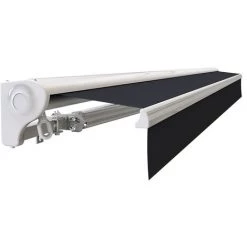 SUNNY INCH ® Store Banne Manuel Demi Coffre Pour Terrasse - Gris Anthracite - Longueur 2.5 M Et Largeur 2 M - Gris Anthracite 11 SUNNY INCH ® Store Banne Manuel Demi Coffre Pour Terrasse - Gris Anthracite - Longueur 2.5 M Et Largeur 2 M - Gris Anthracite -Tente de réception Soldes 7025052 5