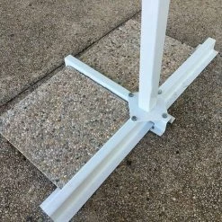 SUNNY INCH ® Stores Double Pente Sur Pied Avec Coffre - Blanc Gris - 3,5 X 3 M - Blanc Gris -Tente de réception Soldes 7025075 2