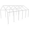 VidaXL Cadre En Acier Pour Tente De Fête 10x5 M - Argent 2 VidaXL Cadre En Acier Pour Tente De Fête 10x5 M - Argent -Tente de réception Soldes 734166 1