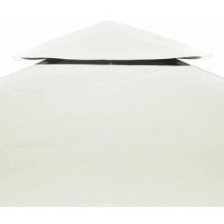 Toile De Toit De Belvédère Recouvrement Auvent 310 G/m² Blanc Crème 3x3 M VidaXL 10 Toile De Toit De Belvédère Recouvrement Auvent 310 G/m² Blanc Crème 3x3 M VidaXL -Tente de réception Soldes 734520 4