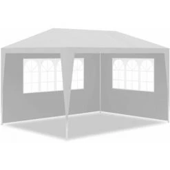 VidaXL Tente De Réception 3 X 4 M Blanc - Blanc 9 VidaXL Tente De Réception 3 X 4 M Blanc - Blanc -Tente de réception Soldes 735111 3
