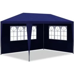 VidaXL Tente De Réception 3 X 4 M Bleu - Bleu -Tente de réception Soldes 735112 3