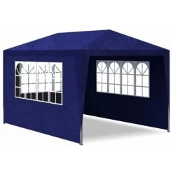 VidaXL Tente De Réception 3 X 4 M Bleu - Bleu -Tente de réception Soldes 735112 4