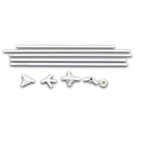 VidaXL Tente De Réception 3 X 9 M Blanc - Blanc 7 VidaXL Tente De Réception 3 X 9 M Blanc - Blanc - Image 5