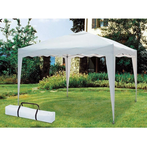 ELIOS PARASOLS Gazebo 3x3 M Pliable Imperméable à L'eau Pour Terrasse Market 4 ELIOS PARASOLS Gazebo 3x3 M Pliable Imperméable à L'eau Pour Terrasse Market - Image 2