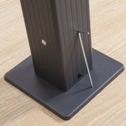 AVRIL PARIS Tonnelle/Pergola Aluminium 3x4m Toile Coulissante Rétractable - Gris Taupe - Hero XL - Gris -Tente de réception Soldes 7455976 4