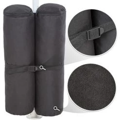 TECTAKE 4 Sacs De Lestage Pour Barnum Tonnelle De Jardin Ou Tente De Répcetion En Polyester Noir - Noir 10 TECTAKE 4 Sacs De Lestage Pour Barnum Tonnelle De Jardin Ou Tente De Répcetion En Polyester Noir - Noir -Tente de réception Soldes 7513969 4