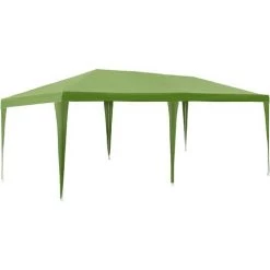 TECTAKE Tonnelle De Jardin Autoportante 6 M X 3 M Avec 5 Rideaux Structure En Métal Vert - Vert 10 TECTAKE Tonnelle De Jardin Autoportante 6 M X 3 M Avec 5 Rideaux Structure En Métal Vert - Vert -Tente de réception Soldes 7514402 4
