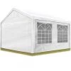 INTENT24.FR Tente De Réception 3x4 M Pavillon Blanc Bâche PE épaisse D'env.180g/m² Imperméable Tente De Jardin - Blanc -Tente de réception Soldes 7544022 1