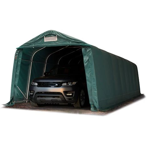 INTENT24.FR INTENT24 Tente-garage Carport 3,3 X 9,6m D'élevage Abri Agricole Tente De Stockage Bâche Env. 550g/m² Armature Solide Vert Fonce - Vert 3 INTENT24.FR INTENT24 Tente-garage Carport 3,3 X 9,6m D'élevage Abri Agricole Tente De Stockage Bâche Env. 550g/m² Armature Solide Vert Fonce - Vert