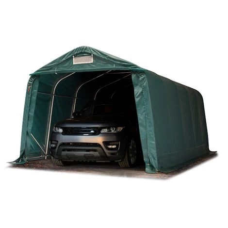 INTENT24.FR Tente-garage Carport 3,3 X 6 M D'élevage Abri Agricole Tente De Stockage Bâche Env. 550g/m² Armature Solide Vert Fonce - Vert 3 INTENT24.FR Tente-garage Carport 3,3 X 6 M D'élevage Abri Agricole Tente De Stockage Bâche Env. 550g/m² Armature Solide Vert Fonce - Vert