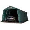 INTENT24.FR Tente-garage Carport 3,3 X 7,2 M D'élevage Abri Agricole Tente De Stockage Bâche Env. 550g/m² Armature Solide Vert Fonce - Vert -Tente de réception Soldes 7660828 1