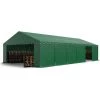 INTENT24.FR Abri / Tente De Stockage PREMIUM INTENT24 - 6 X 12 M En Vert Fonce - Avec Cadre De Sol Et Renforts De Toit, Bâches En PVC Haute Densité Env. 500g/m² 100% Imperméable, Armature En Acier Galvanisé (antirouille), Fixage Par Boulonnage - Vert -Tente de réception Soldes 7660849 1