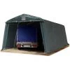 INTENT24.FR Abri/Tente Garage PREMIUM 3,3 X 6,2 M Pour Voiture Et Bateau - Toile PVC Env. 500g/m² Imperméable Vert Fonce - Vert -Tente de réception Soldes 7660867 1