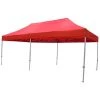INTEROUGE Barnum Pliant Tonnelle 3x6m Alu 40 Polyester 300g/m² Pelliculé PVC + Sac De Transport Rouge -Tente de réception Soldes 7851315 1