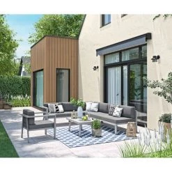 OVIALA Store Banne Avec Coffre 3 X 2,50 M Paimpol - Gris 9 OVIALA Store Banne Avec Coffre 3 X 2,50 M Paimpol - Gris -Tente de réception Soldes 7968647 3