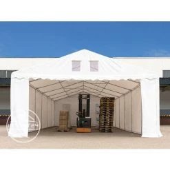 INTENT24.FR INTENT24 Hangar Tente De Stockage 5 X 10 M D'élevage De 2,60m De Hauteur Vert Fonce épaisses D'env. 500g/m² PVC Imperméables - Vert 9 INTENT24.FR INTENT24 Hangar Tente De Stockage 5 X 10 M D'élevage De 2,60m De Hauteur Vert Fonce épaisses D'env. 500g/m² PVC Imperméables - Vert -Tente de réception Soldes 7990810 3